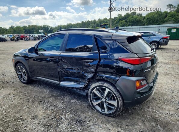 KM8K33A55MU618209 2021 HYUNDAI KONA Black Задня ліва чверть