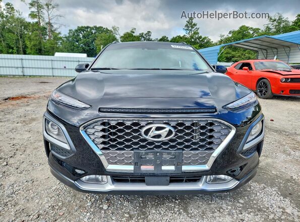 KM8K33A55MU618209 2021 HYUNDAI KONA Black Вид спереду