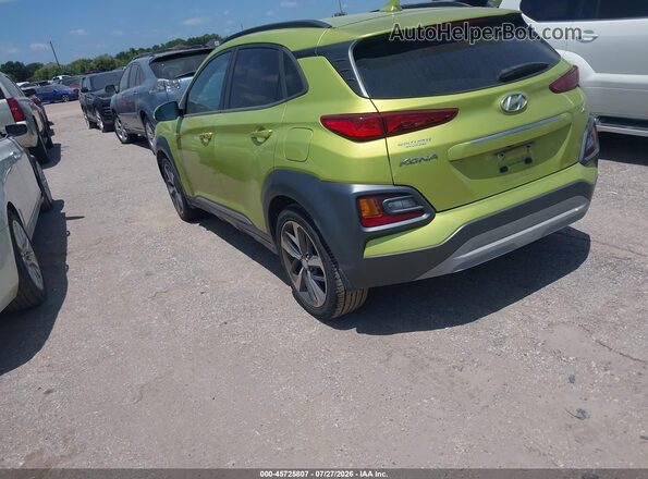 KM8K33A56KU297360 2019 HYUNDAI KONA Green Tył lewy