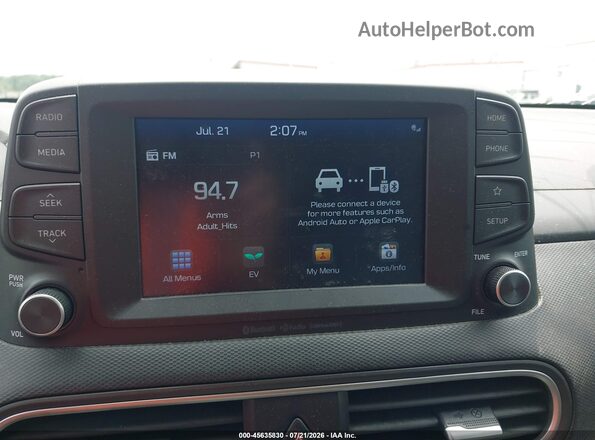 KM8K33AG2LU071092 2020 HYUNDAI KONA ELECTRIC Gray 