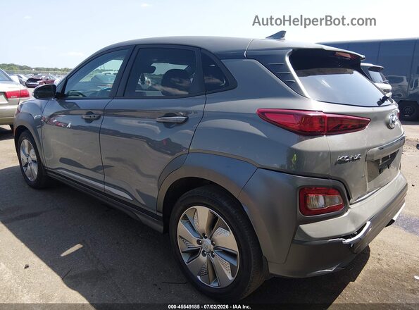 KM8K33AG3MU127333 2021 HYUNDAI KONA ELECTRIC Gray Հետևի ձախ