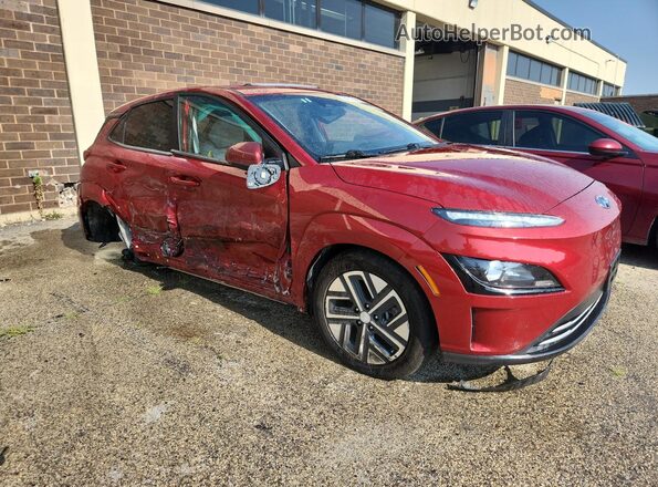 KM8K33AG5PU189854 2023 HYUNDAI KONA Red VIN կոդի պիտակի տեսք