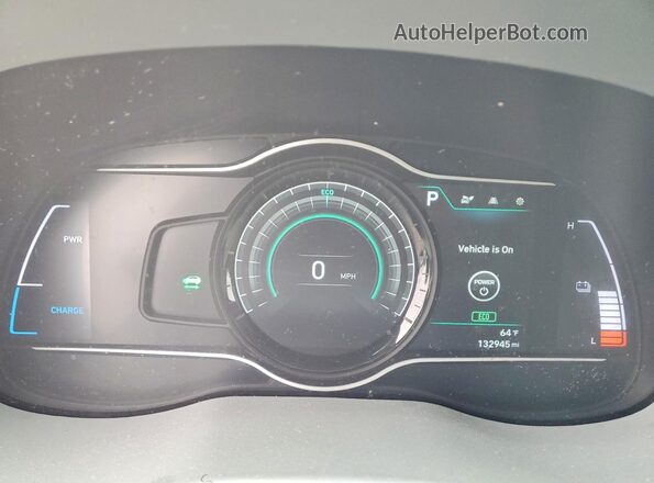KM8K33AG6LU090356 2020 HYUNDAI KONA Blue Սարքավորումների վահանակի տեսք