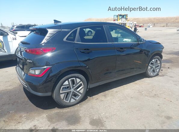 KM8K33AG7PU173235 2023 HYUNDAI KONA ELECTRIC Черный Задняя правая четверть