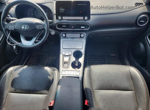 KM8K33AGXLU071731 2020 HYUNDAI KONA White Вид панелі приладів