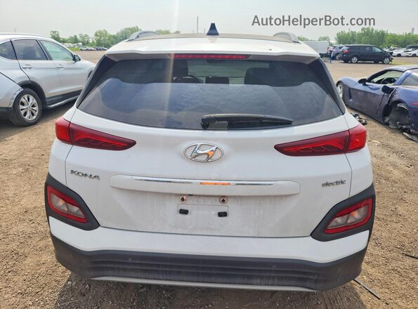 KM8K33AGXLU071731 2020 HYUNDAI KONA White Вид ззаду