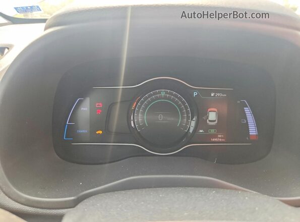 KM8K33AGXLU071731 2020 HYUNDAI KONA White Вид щитка приладів