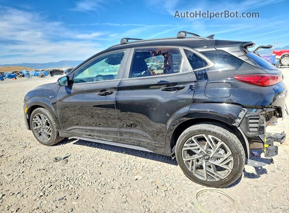 KM8K3CA37PU969853 2023 HYUNDAI KONA Black Հետևի ձախ