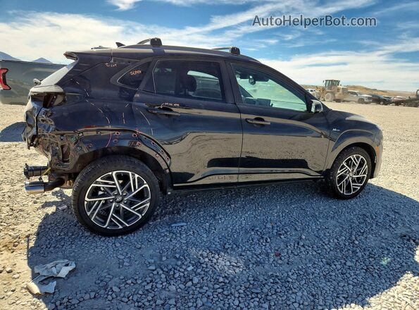 KM8K3CA37PU969853 2023 HYUNDAI KONA Black Հետևի աջ