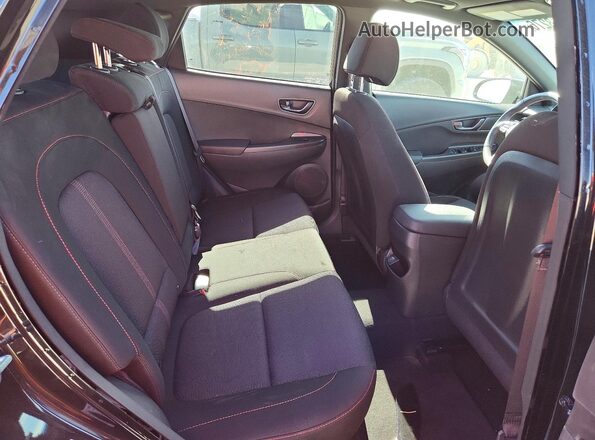 KM8K3CA37PU969853 2023 HYUNDAI KONA Black Հետևի նստատեղերի տեսք
