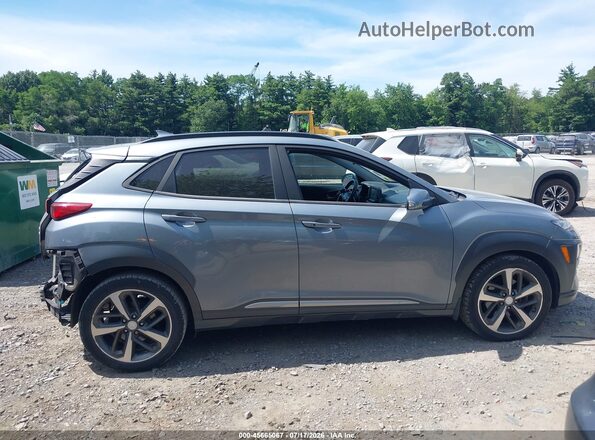KM8K3CA50LU445066 2020 HYUNDAI KONA Blue Սալոնի հետևի տեսք