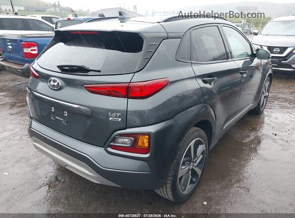 KM8K3CA51LU488721 2020 HYUNDAI KONA Gray უკანა მარჯვენა