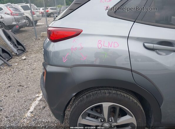 KM8K3CA51MU659243 2021 HYUNDAI KONA Gray 