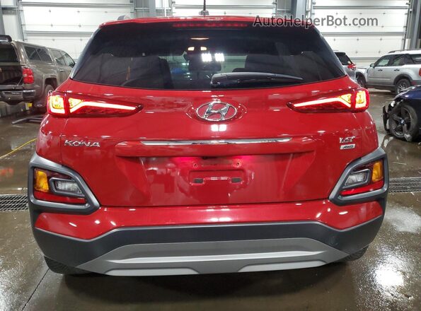 KM8K3CA52JU117791 2018 HYUNDAI KONA Red Vista trasera