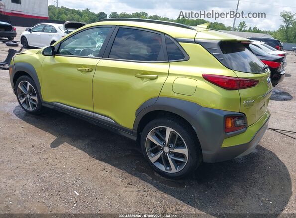 KM8K3CA55LU563999 2020 HYUNDAI KONA Зеленый Задняя левая четверть