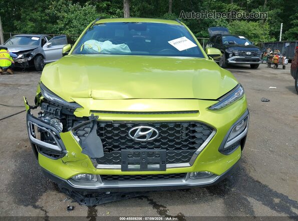 KM8K3CA55LU563999 2020 HYUNDAI KONA Зеленый Вид щитка приборов