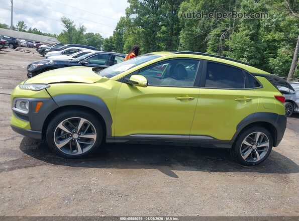 KM8K3CA55LU563999 2020 HYUNDAI KONA Зеленый Панорамный вид салона 360°