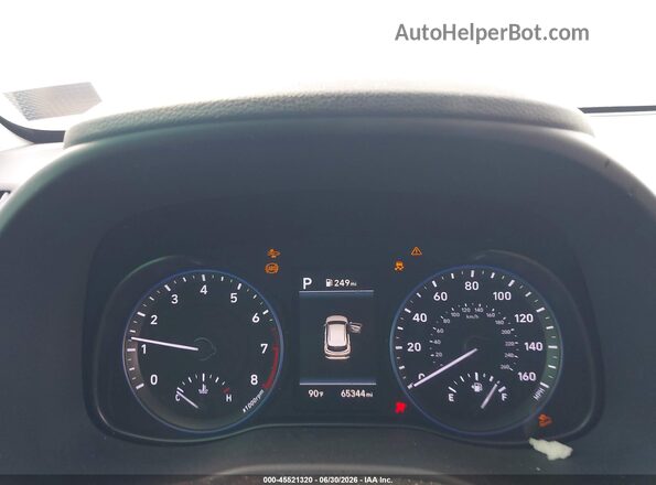 KM8K3CA56LU508770 2020 HYUNDAI KONA Red Widok tylnych siedzeń