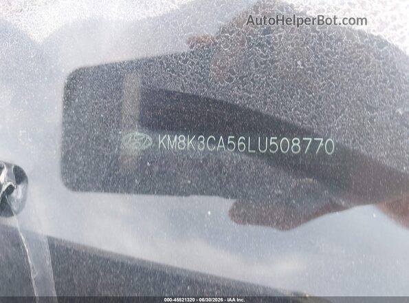 KM8K3CA56LU508770 2020 HYUNDAI KONA Red Widok komory silnika