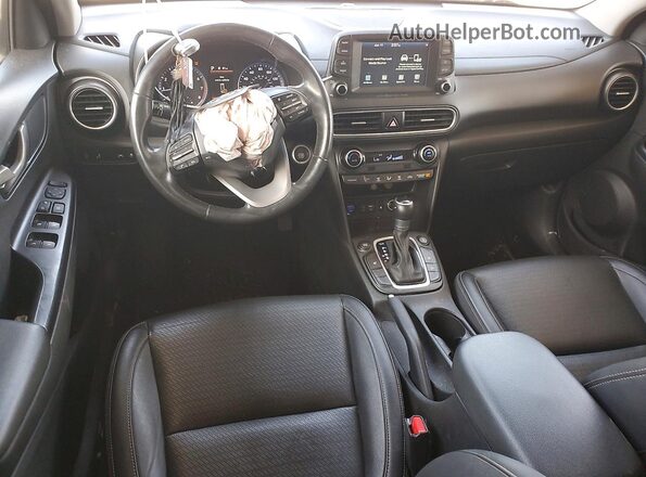 KM8K3CA56MU746068 2021 HYUNDAI KONA Black Вид панелі приладів