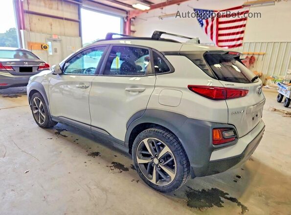 KM8K3CA57LU541874 2020 HYUNDAI KONA White Задня ліва чверть