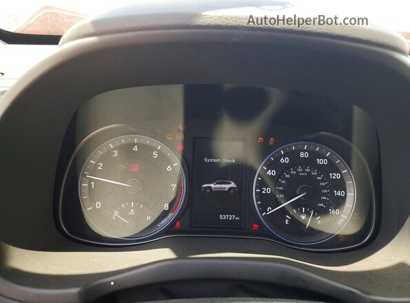 KM8K3CA59LU564623 2020 HYUNDAI KONA Orange Vista del cuadro de instrumentos