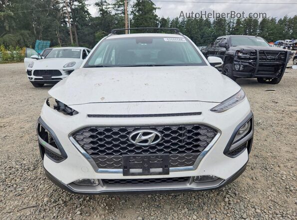 KM8K3CA59MU720094 2021 HYUNDAI KONA White წინა ხედი