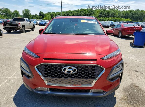 KM8K3CA5XMU693889 2021 HYUNDAI KONA Red წინა ხედი