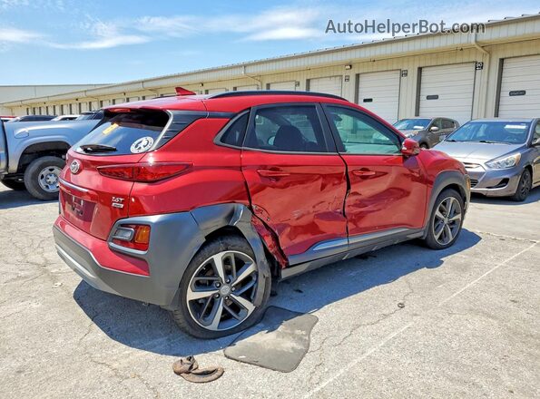 KM8K3CA5XMU693889 2021 HYUNDAI KONA Red უკანა მარჯვენა