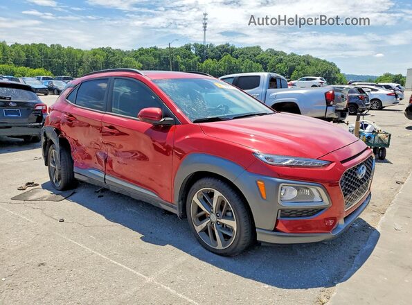 KM8K3CA5XMU693889 2021 HYUNDAI KONA Red წინა მარჯვენა