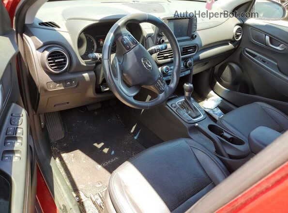 KM8K3CA5XMU693889 2021 HYUNDAI KONA Red წინა პანელის ხედი
