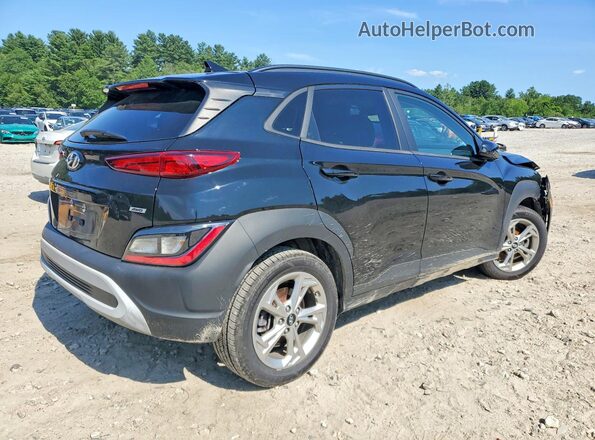 KM8K3CAB2NU817287 2022 HYUNDAI KONA Black უკანა მარჯვენა