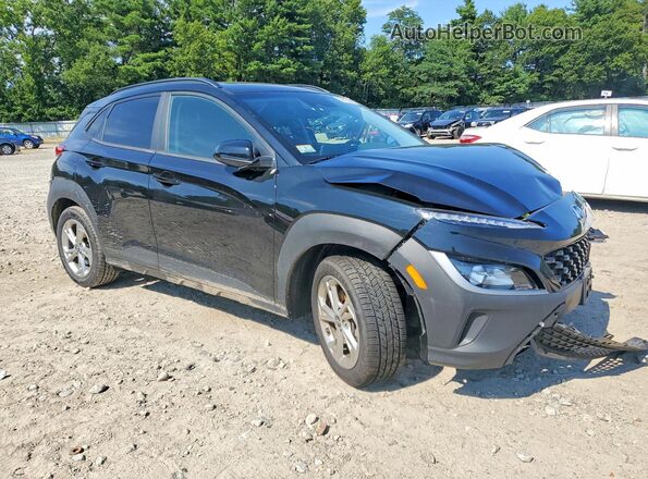 KM8K3CAB2NU817287 2022 HYUNDAI KONA Black წინა მარჯვენა