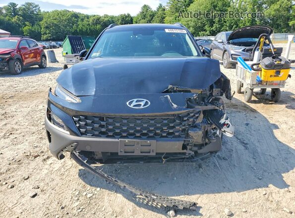 KM8K3CAB2NU817287 2022 HYUNDAI KONA Black წინა ხედი