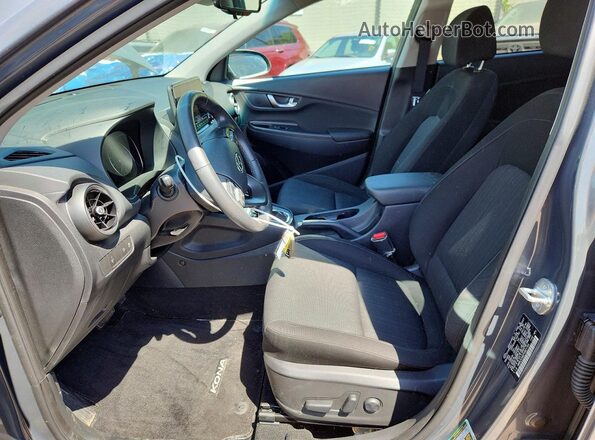 KM8K3CAB2PU021769 2023 HYUNDAI KONA Gray Widok wnętrza z przodu