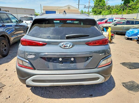 KM8K3CAB2PU021769 2023 HYUNDAI KONA Gray Widok z tyłu