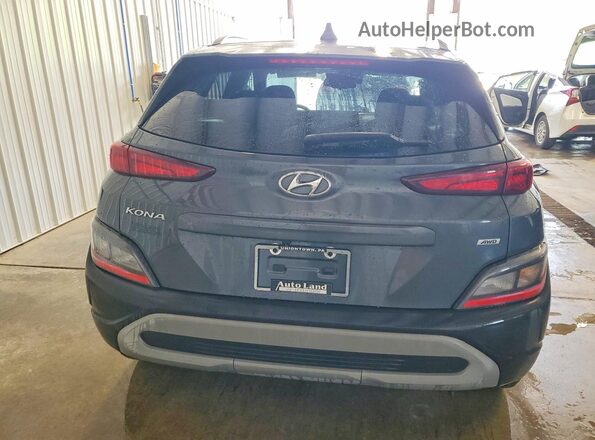 KM8K3CAB2PU940347 2023 HYUNDAI KONA Gray უკანა ხედი