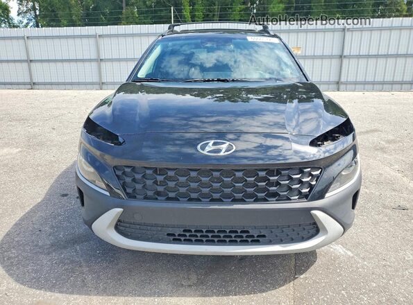 KM8K3CAB3NU831375 2022 HYUNDAI KONA Black Դիմացի տեսք