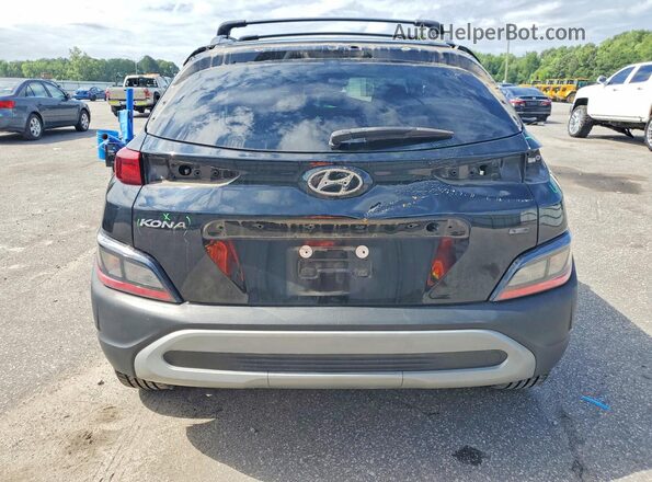 KM8K3CAB3NU831375 2022 HYUNDAI KONA Black Հետևի տեսք