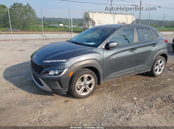 KM8K3CAB4NU886921 2022 HYUNDAI KONA Gray Vista tres cuartos delantera izquierda