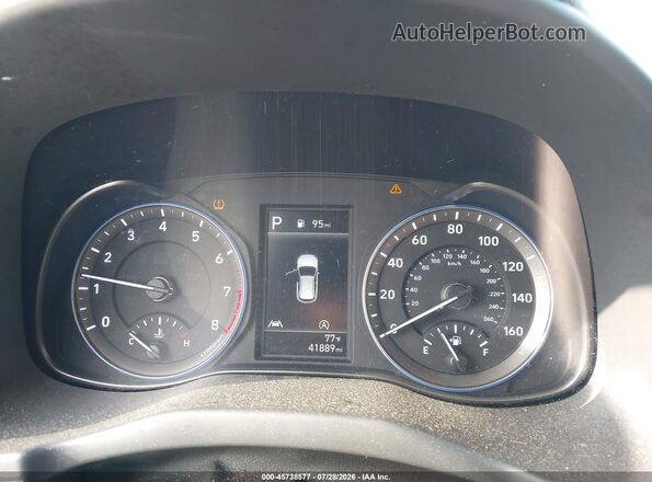 KM8K3CAB4NU886921 2022 HYUNDAI KONA Gray Vista de los asientos traseros