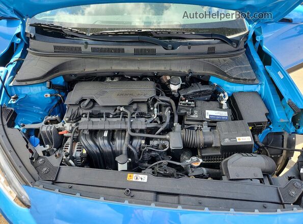 KM8K3CAB4NU899359 2022 HYUNDAI KONA Blue Вид задньої частини салону