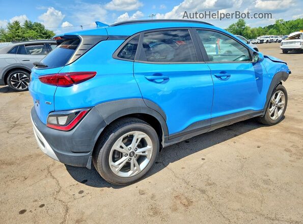 KM8K3CAB4NU899359 2022 HYUNDAI KONA Blue Задня права чверть