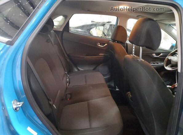KM8K3CAB4PU974807 2023 HYUNDAI KONA Blue Вид задньої частини салону