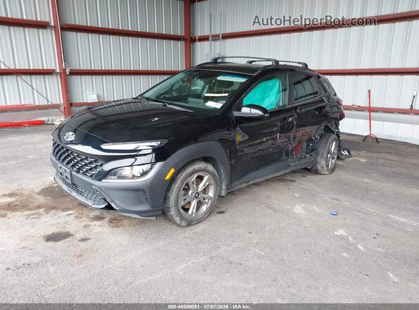 KM8K3CAB5NU817249 2022 HYUNDAI KONA Черный Передняя левая четверть