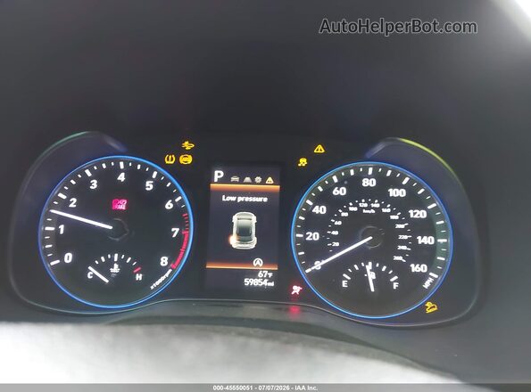 KM8K3CAB5NU817249 2022 HYUNDAI KONA Черный Вид задних сидений