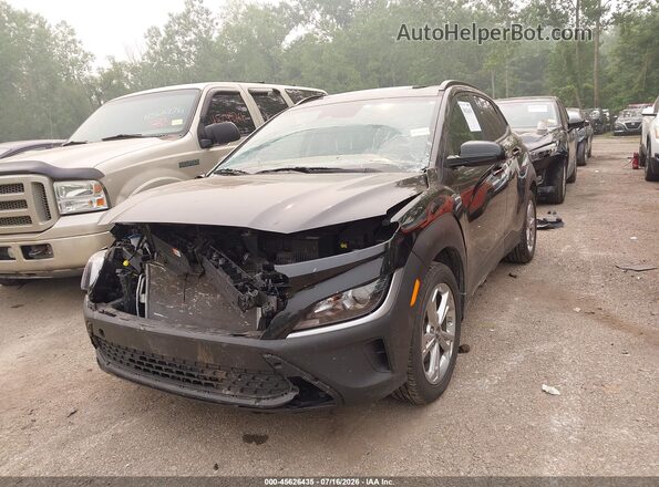 KM8K3CAB5NU843978 2022 HYUNDAI KONA Black Передня ліва чверть