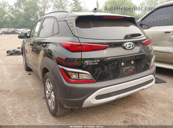 KM8K3CAB5NU843978 2022 HYUNDAI KONA Black Задня ліва чверть