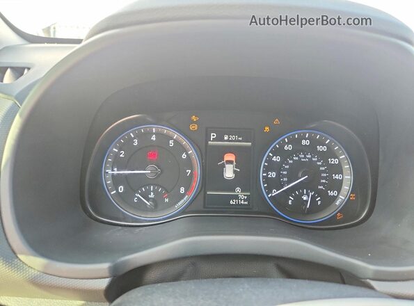 KM8K3CAB6NU818149 2022 HYUNDAI KONA Gray Vista del cuadro de instrumentos