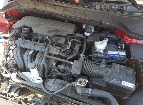 KM8K3CAB6PU032872 2023 HYUNDAI KONA Red Widok wnętrza z tyłu